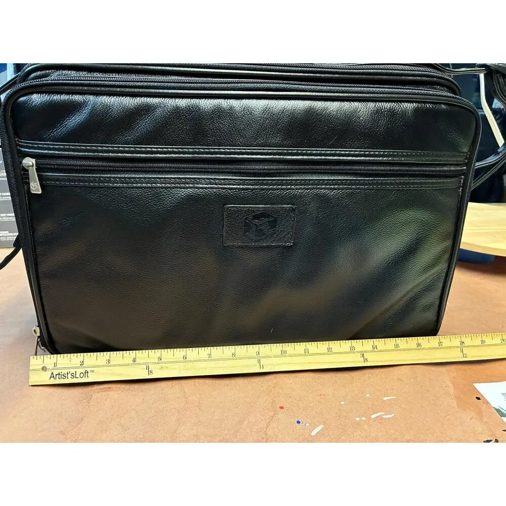 Vintage Case-Tek Leather Briefcase Bag | Genuine Leather Laptop Case